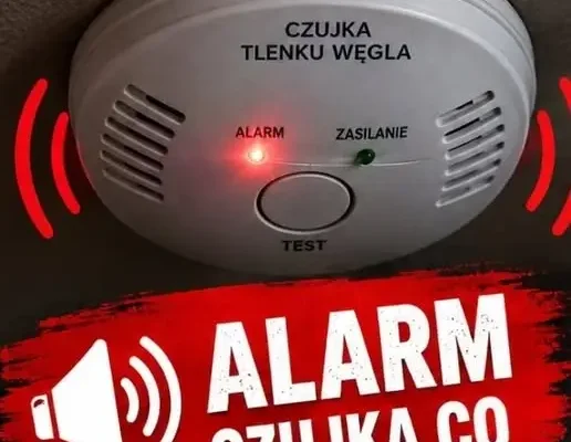 Alarm czujki tlenku węgla przy ul. Działkowej w Brzegu Dolnym