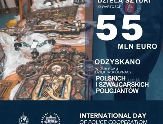 Współpraca polskiej i szwajcarskiej policji przynosi efekty: odzyskano dzieła sztuki warte 55 mln euro
