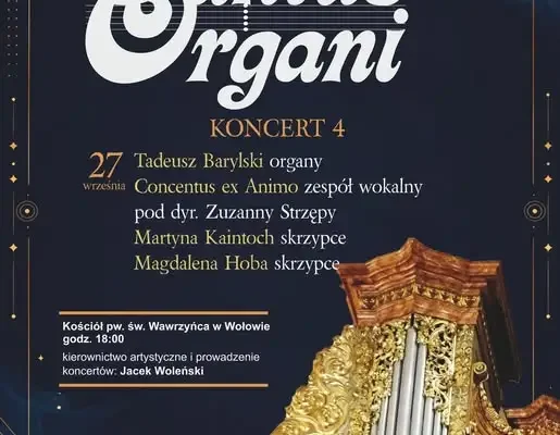XXVI Międzynarodowy Festiwal Muzyki Organowej w Wołowie – czwarty koncert już w niedzielę