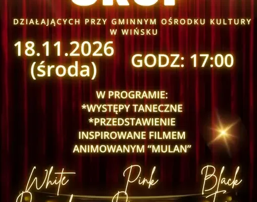 Przegląd grup artystycznych w Wińsku – zaproszenie na 18 listopada