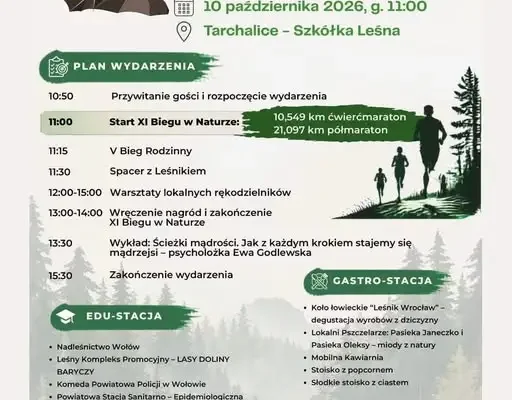 11. Bieg w Naturze w Tarchalicach już 10 października