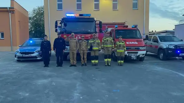 Brzeg Dolny oddał hołd strażakom z Niska. Syreny zawyły o 18:00