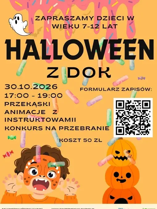 Halloween w Brzegu Dolnym – zapisy dla dzieci już otwarte