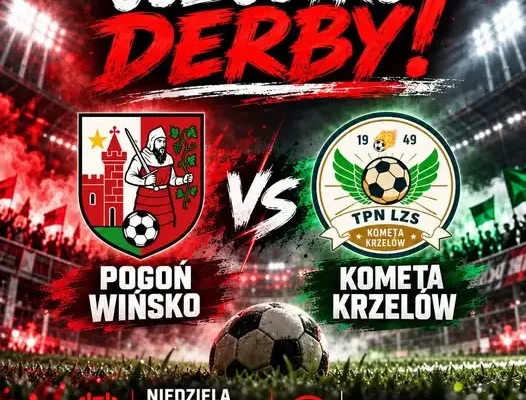 Derby gminy Wińsko: Pogoń Wińsko zmierzy się z Kometą Krzelów