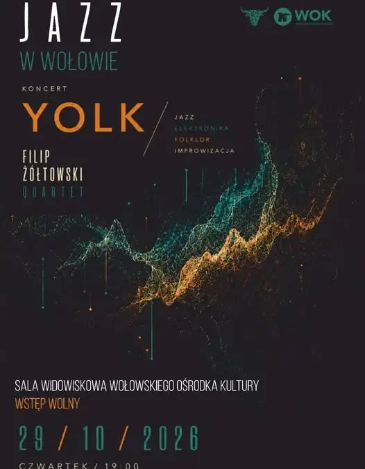 Jazzowe Zaduszki w Wołowie – zespół YOLK wystąpi 29 października