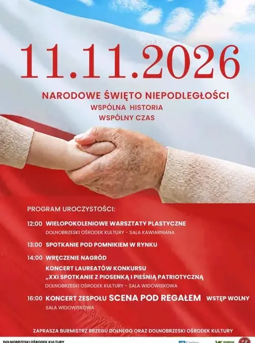 Święto Niepodległości w Brzegu Dolnym: warsztaty, piosenki patriotyczne i koncert